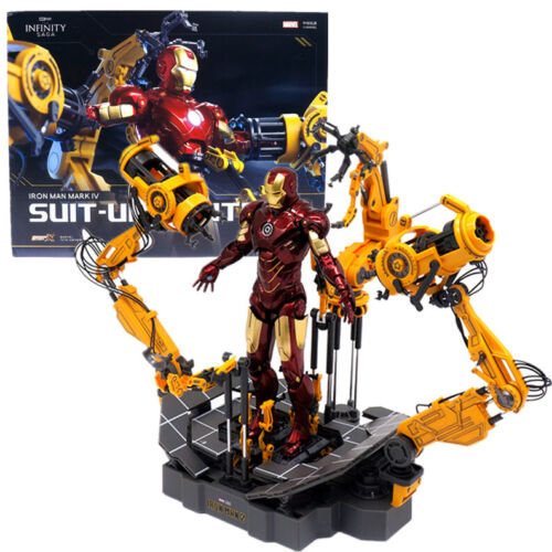 1/10 Suit-up Gantry Model & MK4 Action Figure Toy Collection Deluxe Edition