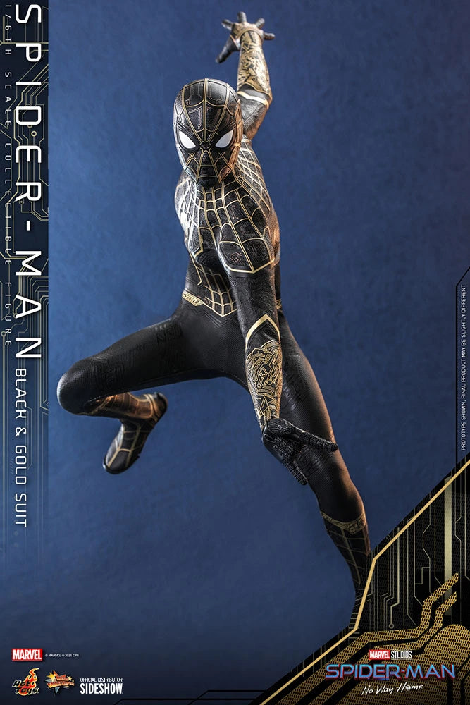 Spider-Man Black & Gold Suit 1/10 Scale Deluxe Edition